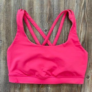 Lululemon Coral Energy Bra Size 4